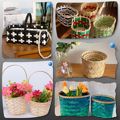 10м плоские бумажные шнуры&nbsp;OCOR-WH20001-92B-1