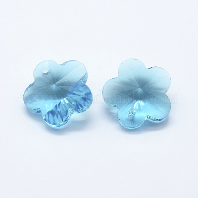 Прозрачные стеклянные подвески GLAA-P037-03-M-1