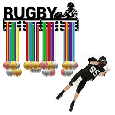 Support de mur d'affichage de support de cintre de médaille de fer de mode&nbsp;ODIS-WH0037-170-1