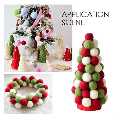 Шерстяные войлочные шарики&nbsp;AJEW-P081-A01-1