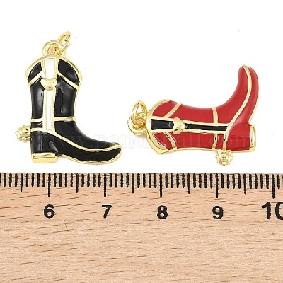 Латунь эмаль подвески&nbsp;KK-C169-06G-1