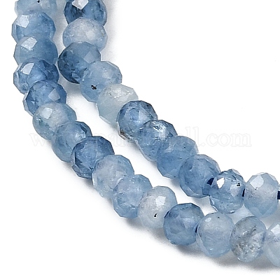 Природные Аквамарин бисер нитей&nbsp;G-RM250101-O17-1