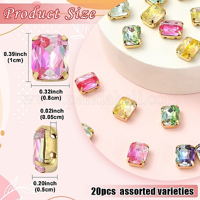 20шт шить на горный хрусталь&nbsp;GLAA-YW0005-61-1