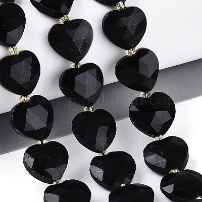 Natürlichen Obsidian Perlen Stränge&nbsp;G-P592-B06-01-1
