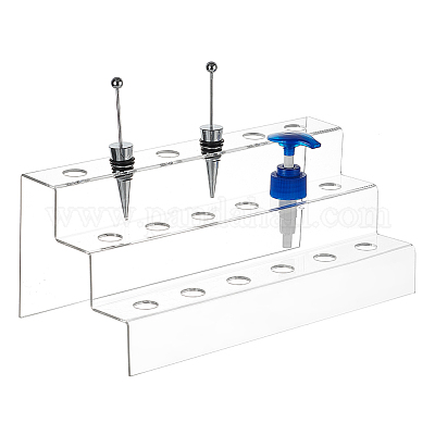 Espositori in acrilico a 18 foro e 3 livelli&nbsp;ODIS-WH0329-62-1