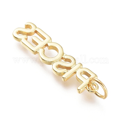 Латунные подвески&nbsp;ZIRC-I048-15G-09-1