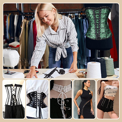 5 ярд хлопчатобумажных лент со стальными люверсами&nbsp;OCOR-GA0002-18C-1