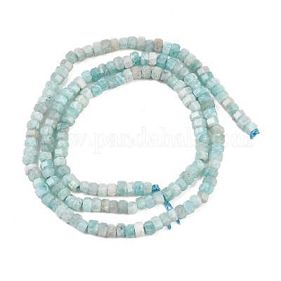 Природных амазонит бисер нитей&nbsp;G-G345-C20-2x4mm-1