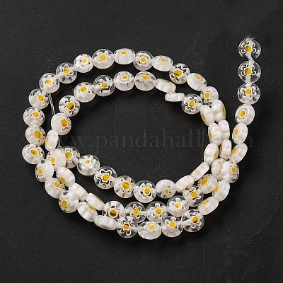 Ручной работы millefiori стеклянные бусины нитки LAMP-G164-11O-1