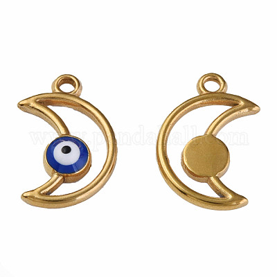 Подвески из нержавеющей стали 304 с эмалью STAS-N087-50-03G-1