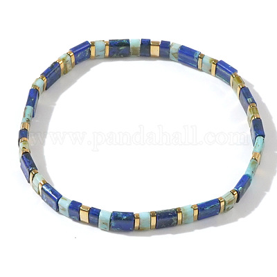 Винтажные этнические стеклянные бусины эластичные браслеты для женщин&nbsp;EH7956-9-1
