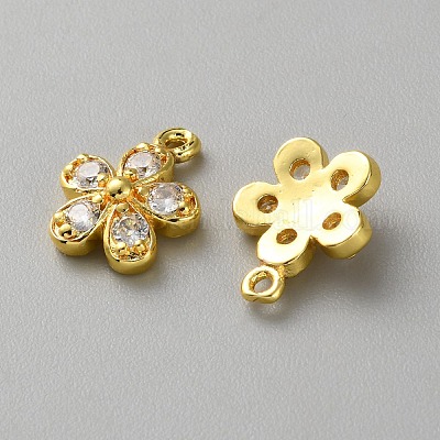 Латунь с кубическими цирконами KK-WH0095-13G-1