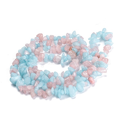 Бусины из натурального белого нефрита&nbsp;LS-G-F703-15-1-1