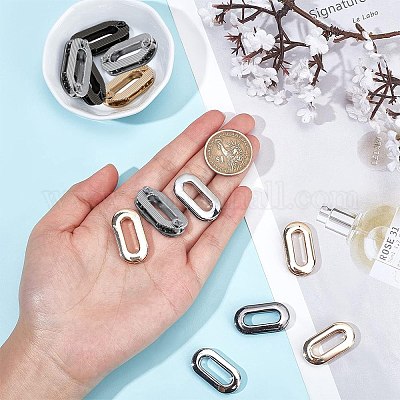 12 шт. 3-цветная вкручивающаяся люверсная фурнитура из цинкового сплава&nbsp;FIND-GF0003-24-1