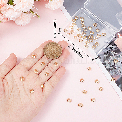 70 шт. Латунные бусины&nbsp;KK-BBC0009-21-1