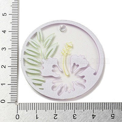 Pendentifs acryliques opaques&nbsp;BACR-C001-01D-1