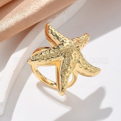 Bagues en laiton pour femmes&nbsp;RJEW-U041-22G-1