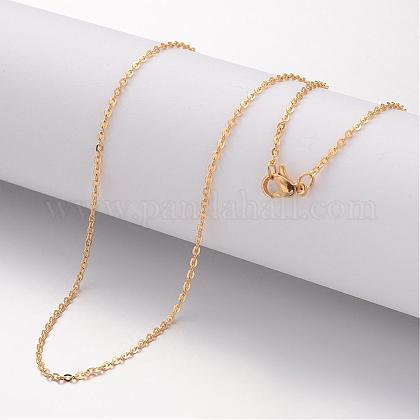 Ion Plating(IP) 304 Stainless Steel Necklace Making MAK-K004-17G-1