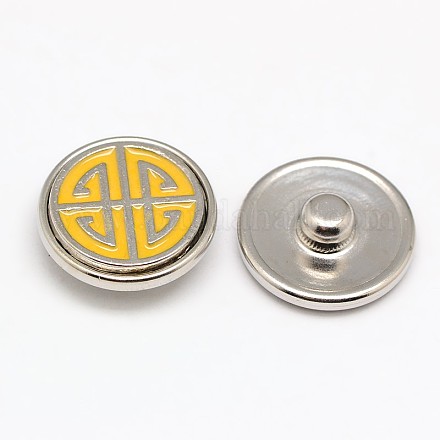 Кнопки для ювелирных изделий из экологически чистого сплава с эмалью X-SNAP-F004-44A-NR-1