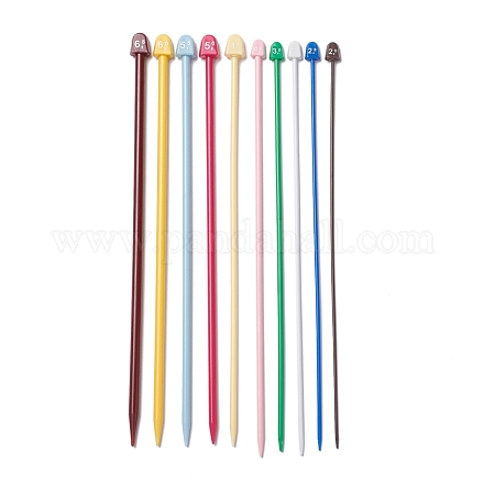 ABS Plastic Knitting Needles TOOL-T006-19-1