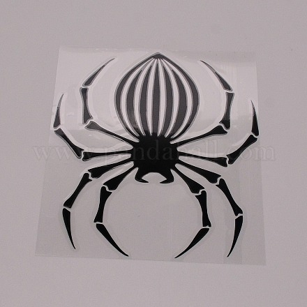 Etiqueta engomada impermeable del animal doméstico de la araña DIY-WH0273-43B-1