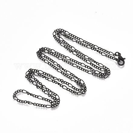 Messingbeschichtete Eisen Bordsteinkette Halskette Herstellung MAK-T006-04A-1