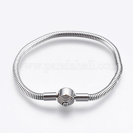 304 fabrication de bracelet de style européen en acier inoxydable STAS-I097-002B-P-1