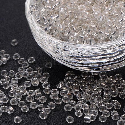 Ornaland 8/0 perles de rocaille en verre SEED-OL0003-09-3mm-01-1