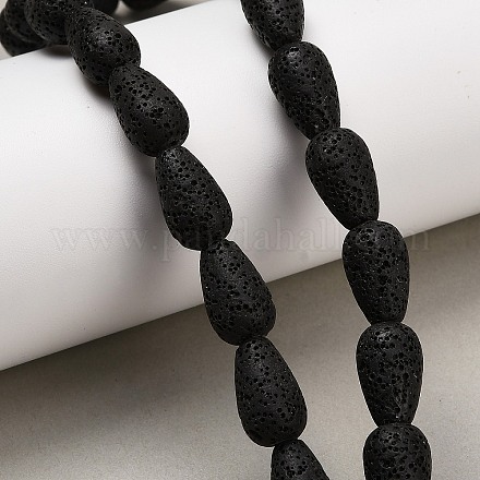 Бусы из натуральной лавы&nbsp;G-G347-03I-1