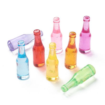 Cabochon trasparenti in acrilico bottiglia DIY-D041-12-1