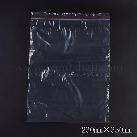 Reißverschlusstaschen aus Kunststoff OPP-G001-D-29x40cm-1