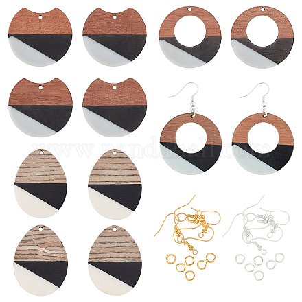 Olycraft bricolage kits de fabrication de boucles d'oreilles pendantes DIY-OC0005-93-1