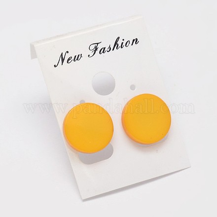 Resin Stud Earrings X-EJEW-N040-21A-1