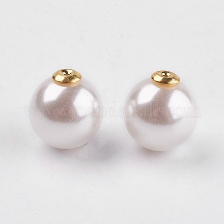 Poussoirs d'oreilles en perles acryliques OACR-WH0002-01C-1