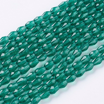Chapelets de perles en verre à facettes GLAA-A036-F24-1