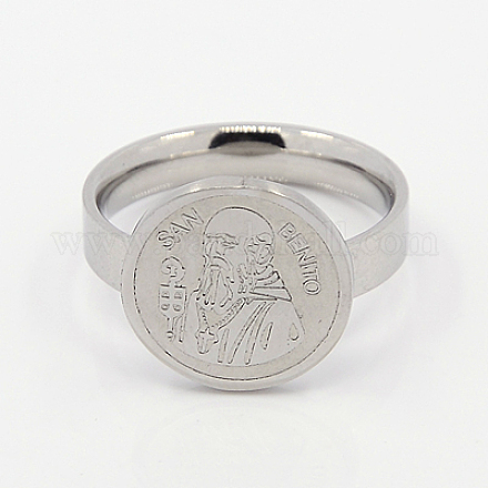 Fashionable 304 Stainless Steel Rings RJEW-J002-03-1