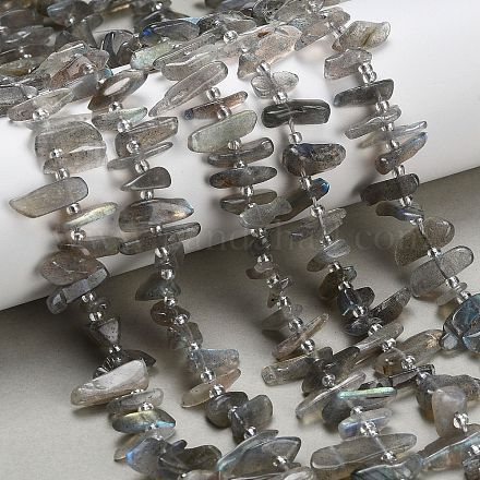 Природные лабрадорита бисер нитей&nbsp;G-Z124-C01-01-1