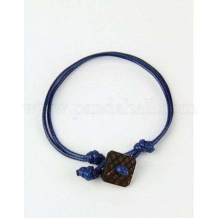 Korean Waxed Polyester Cord Bracelet Making BJEW-JB01121-06-1