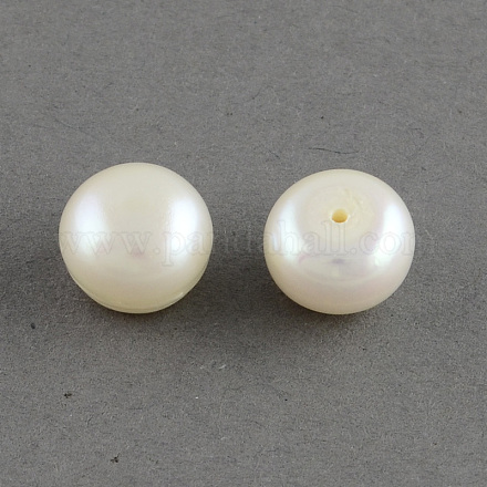 Perlas de agua dulce cultivadas naturales de grado aaa PEAR-R008-8~8.5mm-01-1