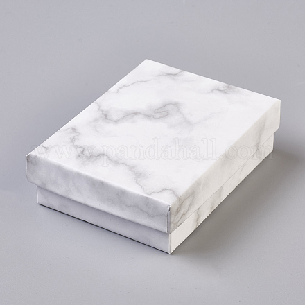 Cajas de cartón de papel de joyería X-CBOX-E012-03A-1