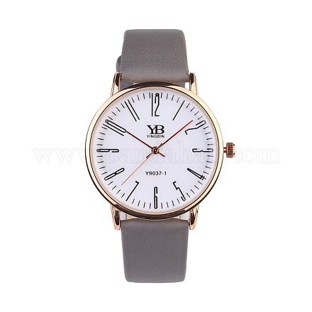 Relojes de cuarzo de cuero PU de alta calidad WACH-I016-M01-A-1