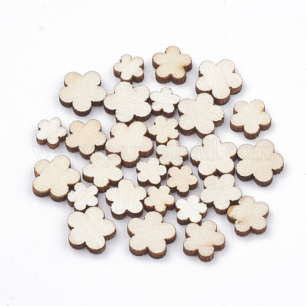 Undyed Natural Wood Beads WOOD-N002-03-1