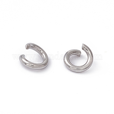 304 anelli di salto in acciaio inox STAS-R049-5x1mm-1