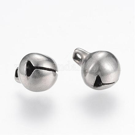 304 Stainless Steel Bell Charms STAS-Q207-12-1