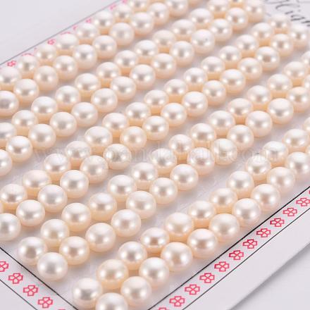 Perle coltivate d'acqua dolce perla naturale PEAR-P056-059B-1