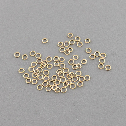Open Jump Rings Iron Jump Rings IFIN-R189-8x0.7mm-G-1