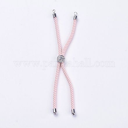 Nylon Twisted Cord Armband machen MAK-F018-13P-RS-1