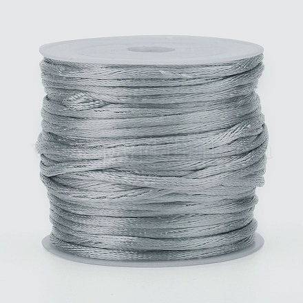 Cordón de satén de nailon con cola de rata NWIR-L006-1mm-22-1