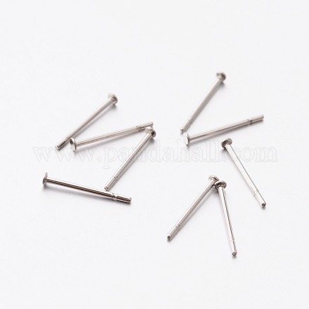 Accessoires de puces d'oreilles en 304 acier inoxydable STAS-E074-12-1