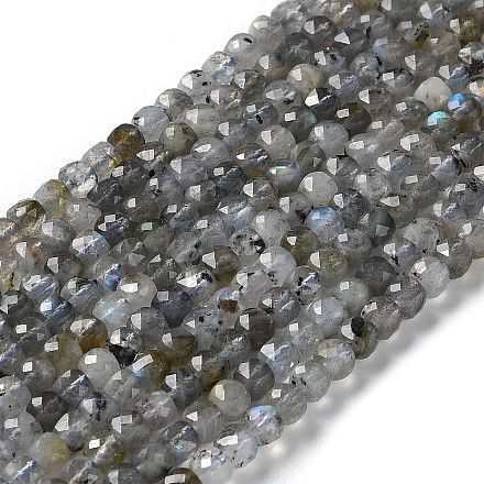 Chapelets de perles en labradorite naturelle  G-M421-B02-01-1